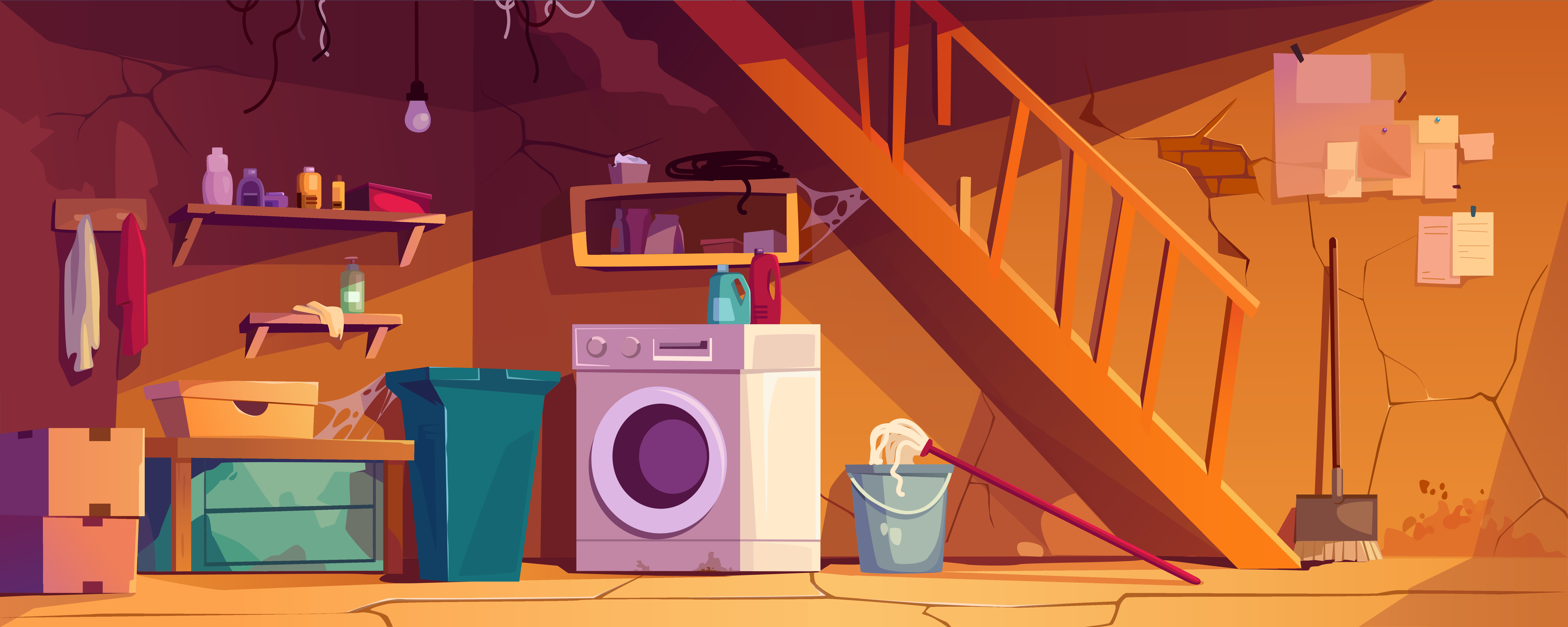 Scary Laundry Room Shutterstock 2476505007